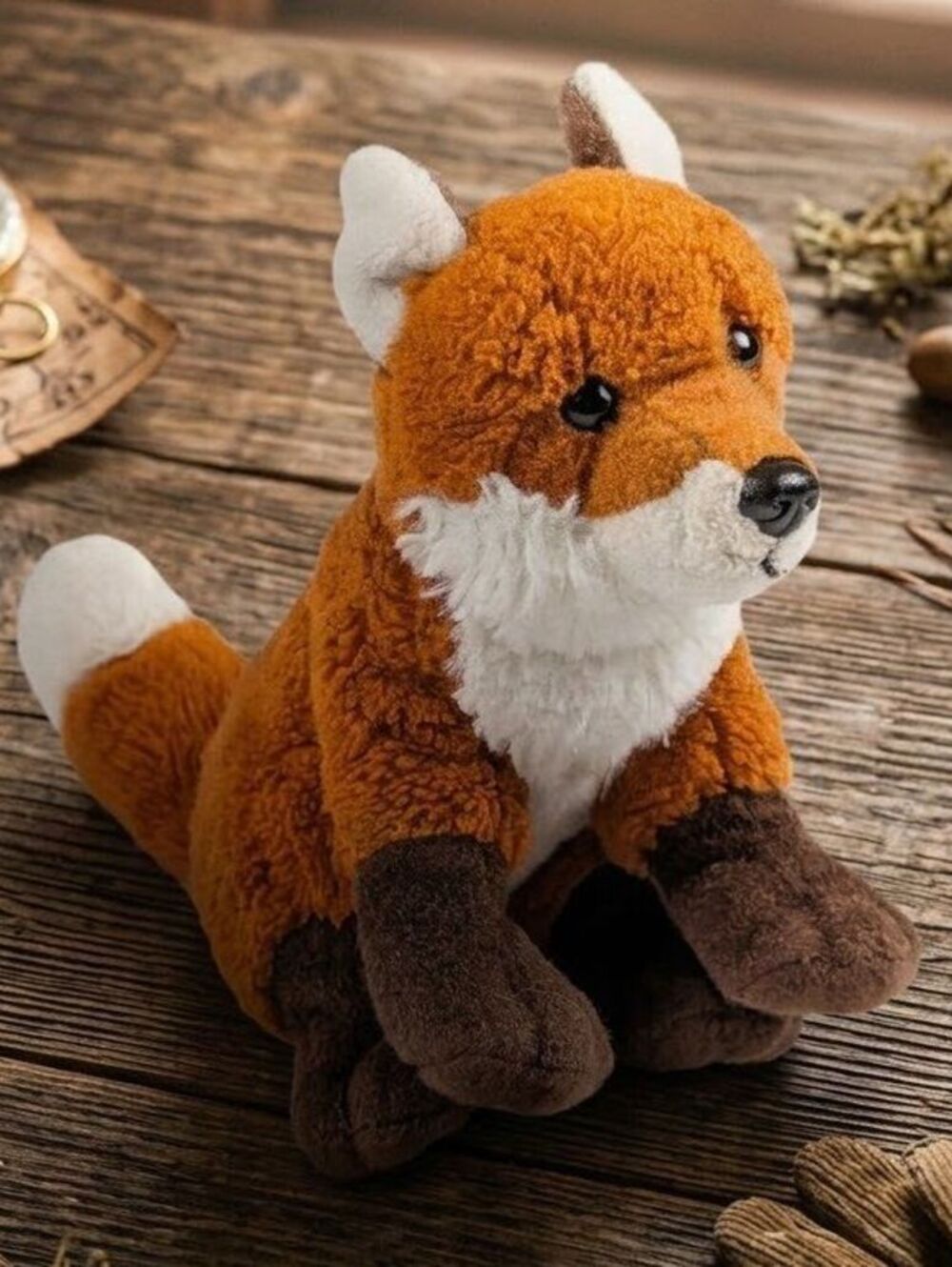 Vivantti Finland Plush Red Fox Stuffed Animal Toy Woodland Core Scandi Decor